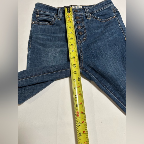 Free people we the free  Flare Jeans button fly bell bottom boho size 26- Blue - Picture 12 of 14